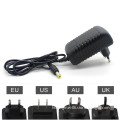 EU/US/UK/AU Plug Adapter AC 100-240V to DC 12V 2A Power Supply for CCTV